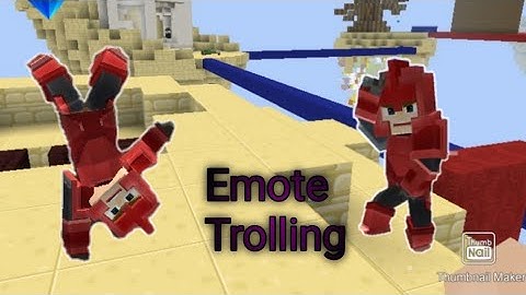 New Emote Trolling In Bedwars BlockmanGo Blockymods