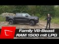 Da ist das Beast! Ram 1500 5,7L V8 Hemi Pickup mit LPG Gasanlage - Platz, Emotion und top Unterhalt