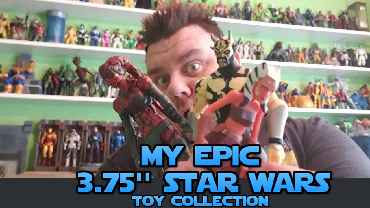 My Top 10 FAVORITE Star Wars 3.75 Inch Action Figure Collection  – Vintage, Black Series & More!!