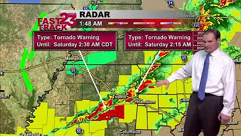 Tornado Coverage - Saturday, April 1, 2023