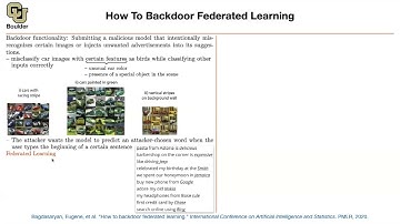 Backdoor Federated Learning | Lecture 74 (Part 1) | Applied Deep Learning (Supplementary)