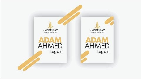 Lets Design Name tags - CorelDraw Tutorial