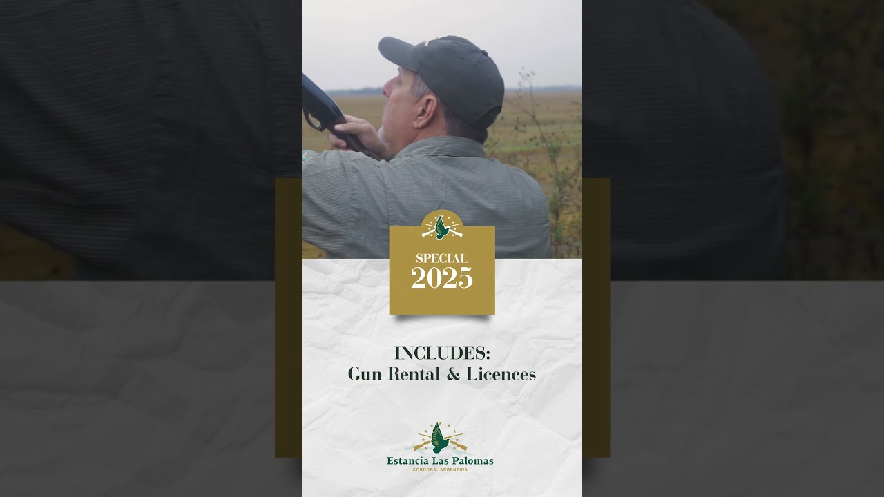 DOVE HUNTING–CORDOBA–ARGENTINA.  ALL INCLUSIVE DEAL!!! $2200 for 4 DAYS, 3 NIGHTS, 6 HUNTS.