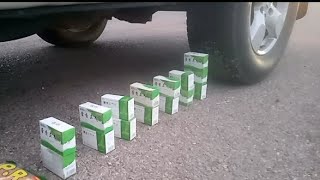 Experiments car vs Milk, Coconut, Cake Package/ Crushing Crunchy & Soft Things by Experiment Show24h screenshot 5