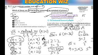 Root N Is A Natural Number Such That N Is Greater Than 1. Which Of These Can Definitely Be Expressed