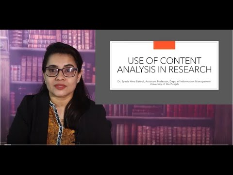 Video: How To Conduct Content Analysis