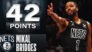 Mikal Bridges Drops HUGE 42 POINTS In Nets W! | March 31, 2023