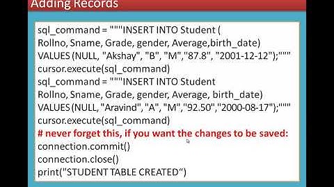 2/9 Chapter 15 Data Manipulation through SQL