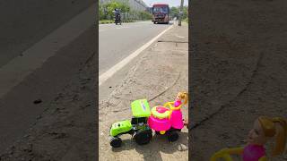 Remote Control Scooty Girl And Monkey Scooter Unboxing And Testing Short 🥰😂 #shorts #youtubeshorts