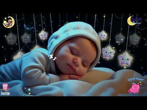 Gentle Sleep Music for Peaceful Nights 🌙 Mozart & Brahms Lullabies 💫 Baby Sleep Music