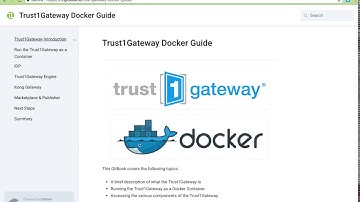 Run the Trust1Gateway as a Docker Container