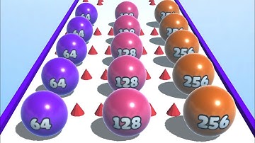 Ball Merge 2048 🟡🟢🔵 All Levels Gameplay Walkthrough Android, iOS Levels 1-9999 BIG UPDATE!!!