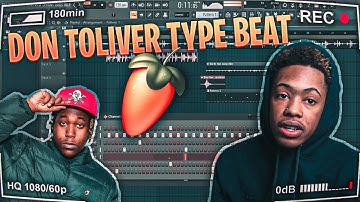 MAKING A BEAT FOR DON TOLIVER ON FL STUDIO 20 *STOCK PLUGINS ONLY*