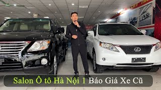 Báo giá xe ô tô cũ tại Salon Ô tô Hà Nội 1 | P1 - T12/2023