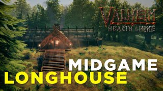 Valheim - Hearth & Home: Midgame Longhouse Build