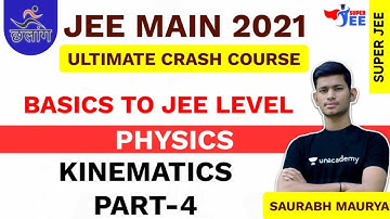Kinematics | Part-4 | Physics for JEE Mains 2021 | Super JEE | Saurabh Maurya #jee2021