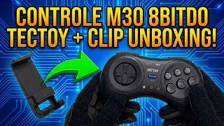 CONTROLE M30 8BITDO TECTOY + CLIP UNBOXING!