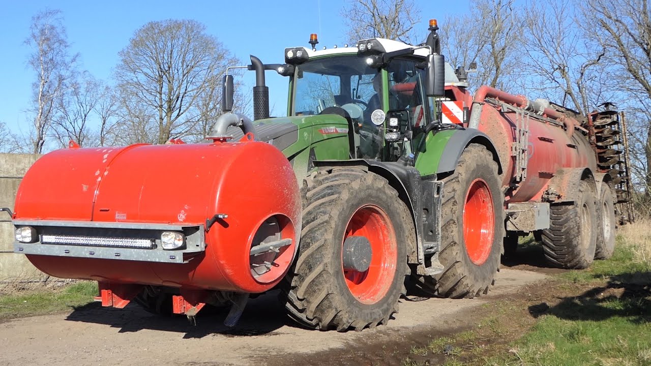 Fendt 942 Vario in the field laying slurry w/ AP-GV22 Manure wagon | Manure 2020 | DK Agriculture