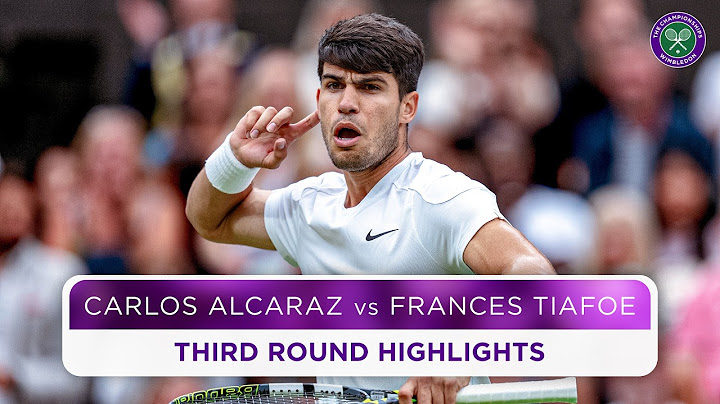 Breathtaking five set thriller | Carlos Alcaraz vs Frances Tiafoe | Highlights | Wimbledon 2024