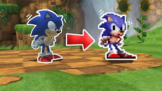 Sonic 2 HD remastered in Sonic Generations!