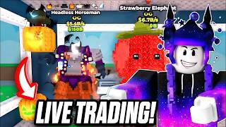 DOING BIG TRADES IN STEAL A BRAINROT LIVE PULL UP