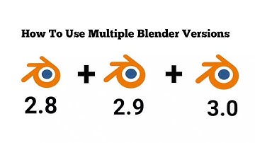 How to use multiple blender versions #blender3d
