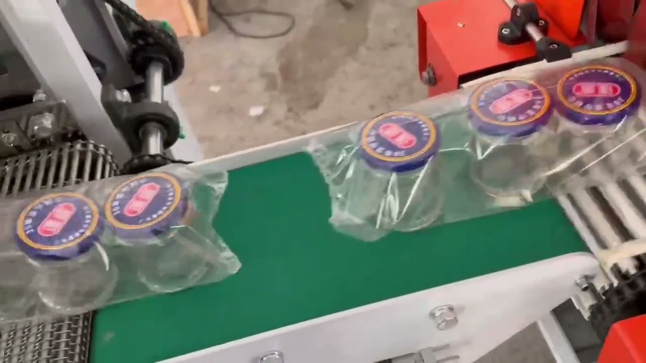 Packaging Solution for Glass Bottles with Horizontal Flow Pack Shrink Machine & POF Shrink Film