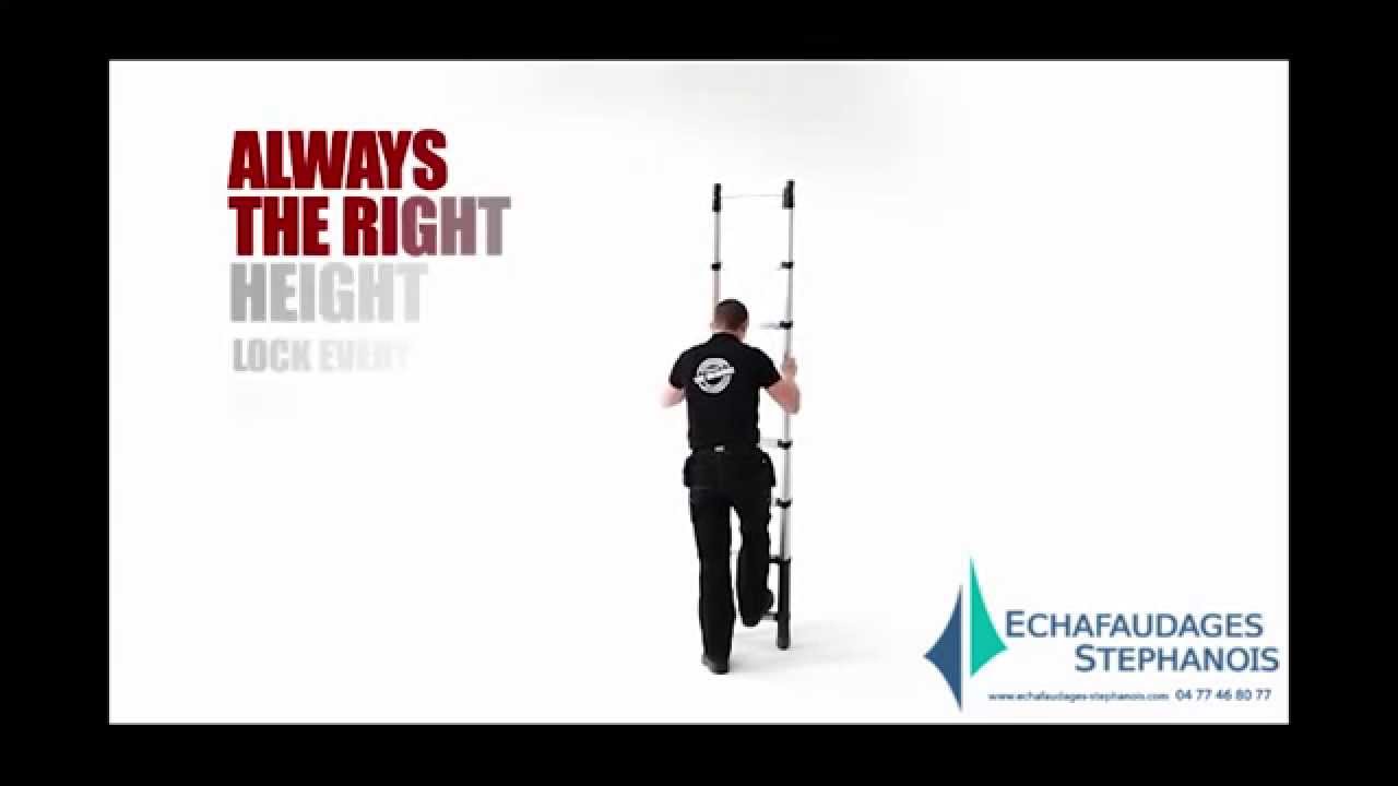 Échelle télescopique de Telestep - Échafaudages Stéphanois