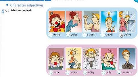 Excel 5 module 3 p35 ex4 character adjectives
