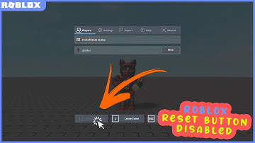 How To Disable The Reset Button In Roblox Studio
