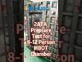 DR HUGO Rejuven R12 Multi-User Hyperbaric Oxygen Chamber | 2ATA Pressure Testing Documentary