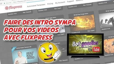 TUTO Créer une intro de qualité  facilement sans logiciel pours vos videos