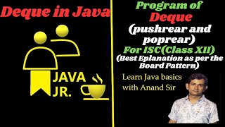 Famous Deque(Push and  Pop operation at Rear) (For ISC(Class XII)) Wealth