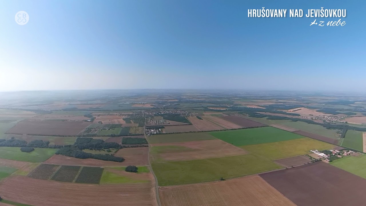 Letecké video Hrušovany nad Jevišovkou z nebe