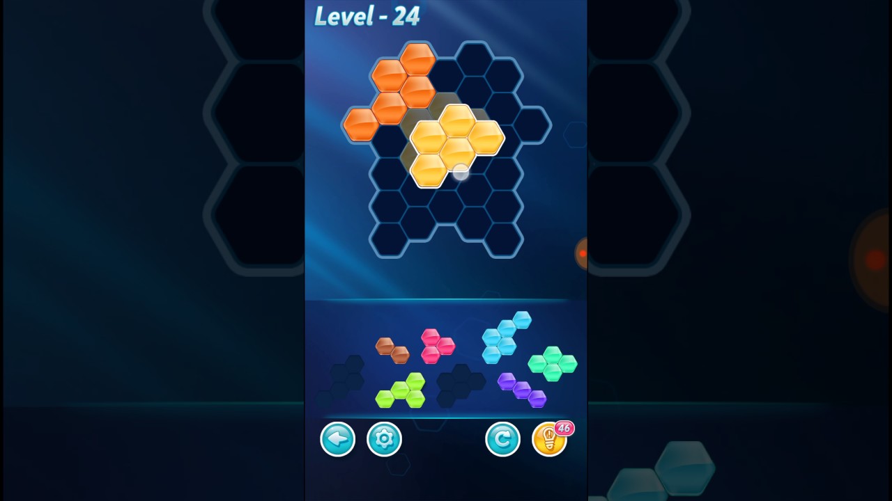 Block Hexa Puzzle Proficient Level 24 Walkthrough