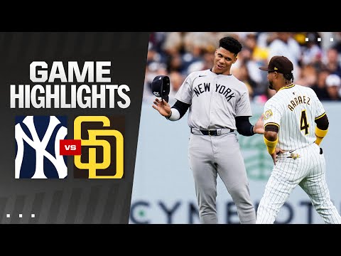 Yankees vs. Padres Game Highlights (5/25/24) | MLB Highlights