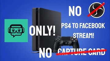 How to Stream from PS4 to Facebook! | No Capture Card/ OBS Needed! |MOBILE PHONE ONLY!