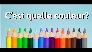 Fransızca Renkler Renklerle Cümle Kurma Les Couleurs
