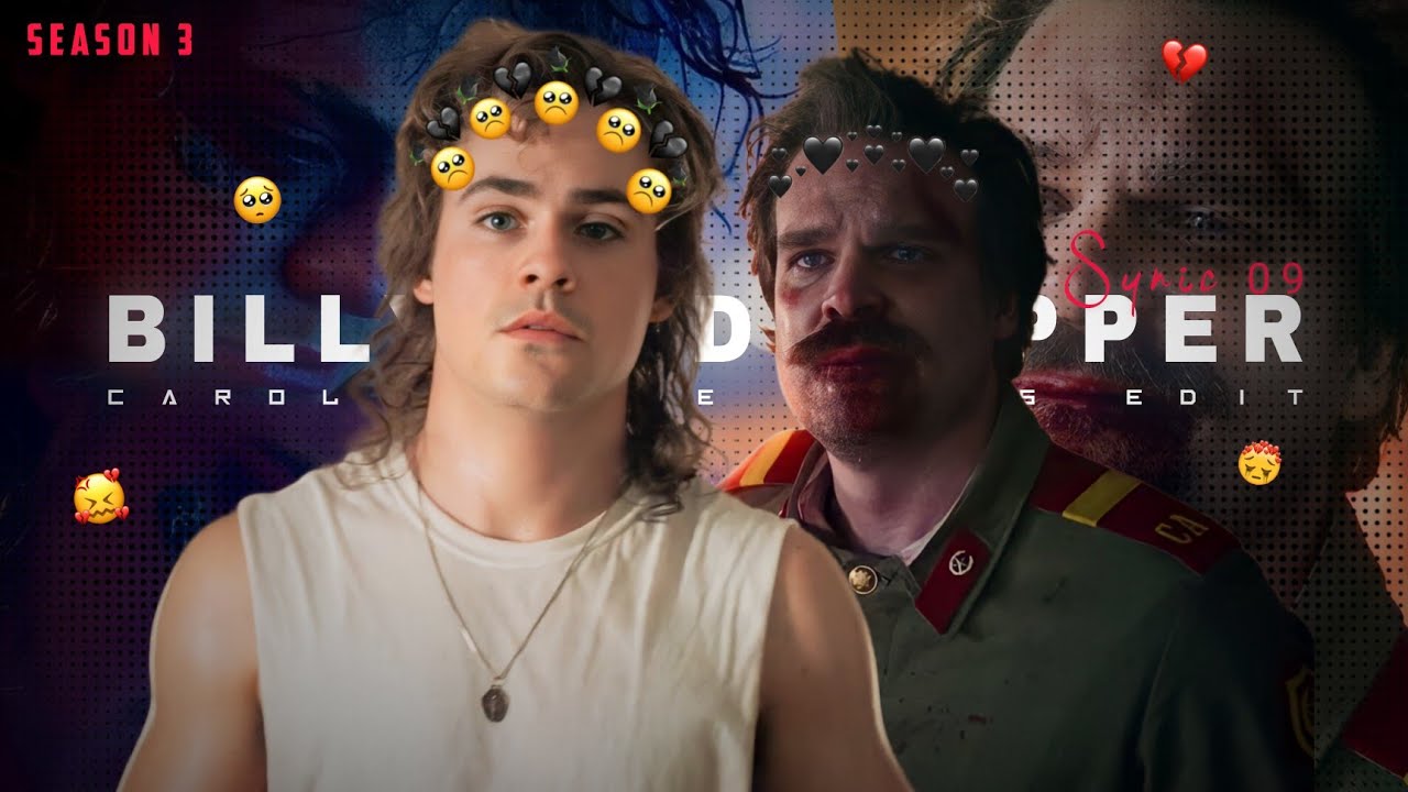 CAROL OF THE BELLS BILLY AND HOPPER EDIT 🥺 Billy And Hopper Sad