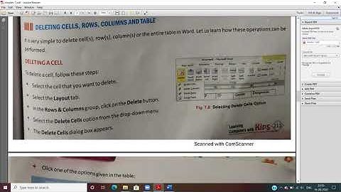 Ch-7(Working with tables)