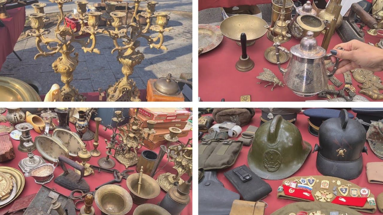 .جولة في سوق التحف باسبانيا .تحف رائعةTour por el mercado de antigüedades