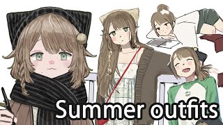 【DRAWING】Hot girl summer outfits