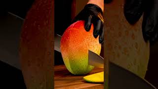 Plushy Mango Cutting ASMR 🥭✨ | Oddly Satisfying Soft Slice Sounds #fruit #shorts