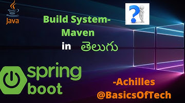 Build Systems - maven (Spring Boot) in Telugu