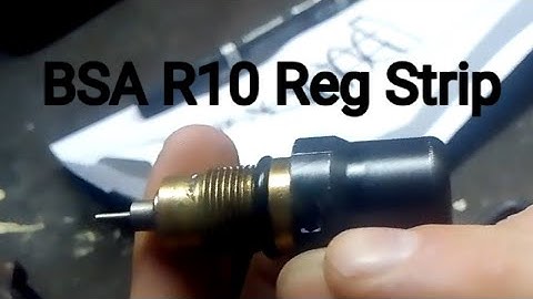 Quick strip of a BSA R10 Regulator
