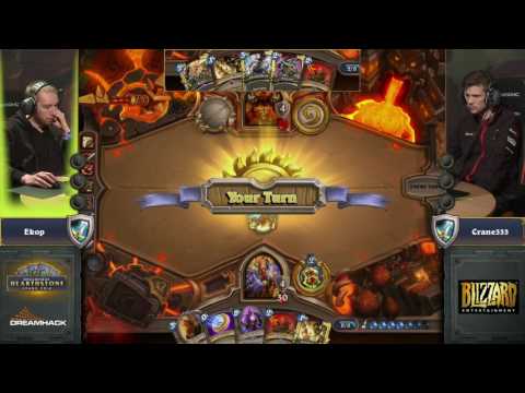 HS - Ekop vs Crane333 - Round 6 - Hearthstone Grand Prix DreamHack Winter 2016