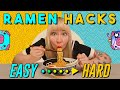 Instant Ramen LEVEL UP 👑🐷 TWO RECIPES: Egg Mayo and Spicy Tantanmen