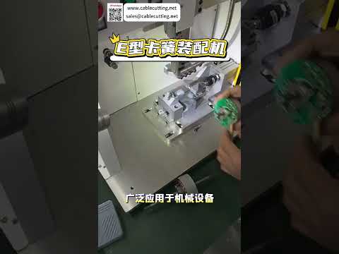 E Type Circlip Assembly Machine Manufacturer High Precision Automatic Production Machinery Line