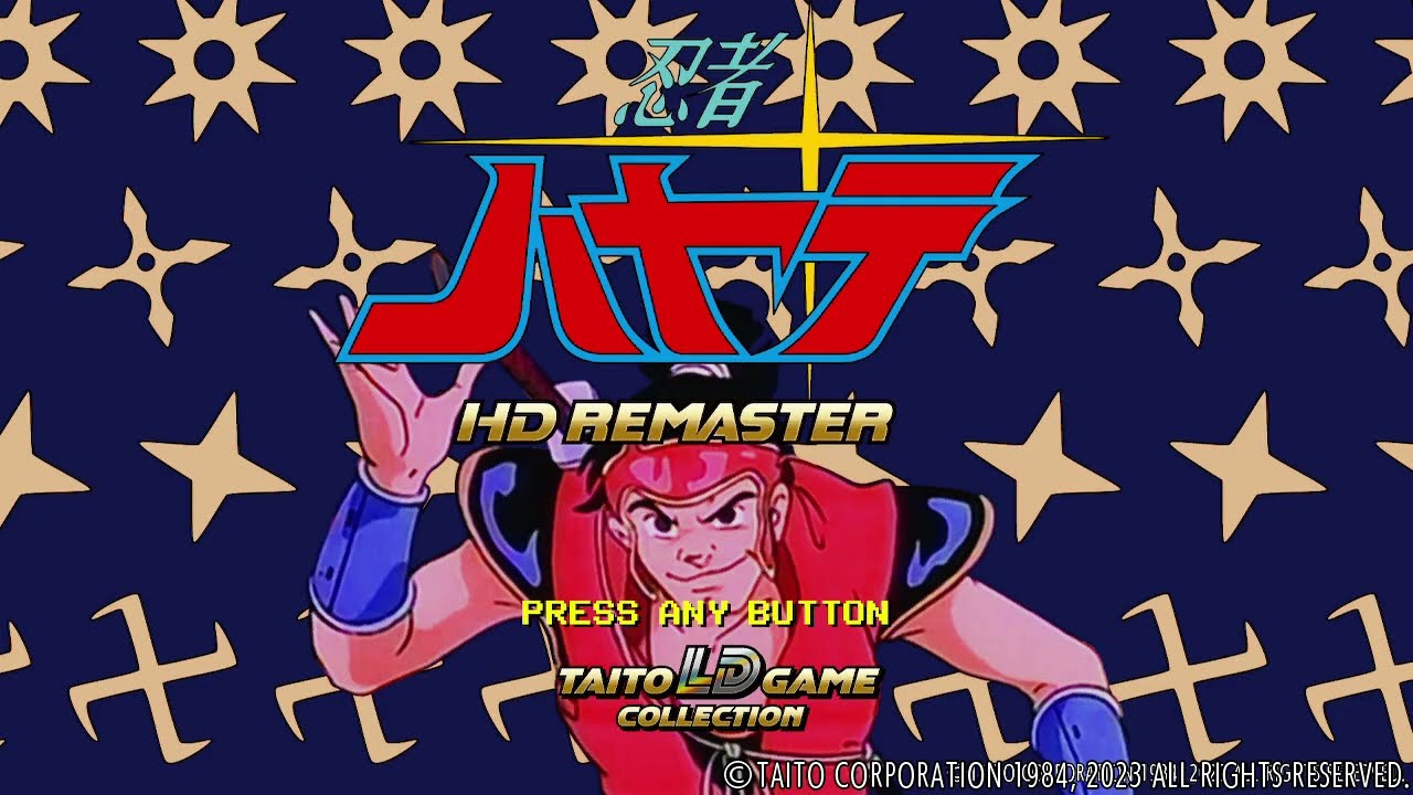 Ninja Hayate HD Remaster (Switch) - TOP SCORE 894100 - Taito LD