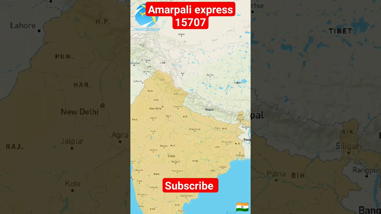amarpali express 15707 katihar to Amritsar New train journey 
